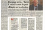 IL NOSTRO PRESIDENTE E LA MERITATA PENSIONE